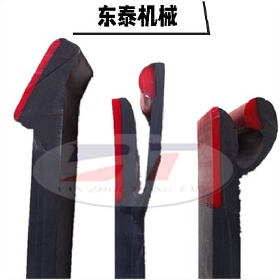 生产定制导料槽两侧防溢裙边|Y型长尾聚氨酯防溢裙板