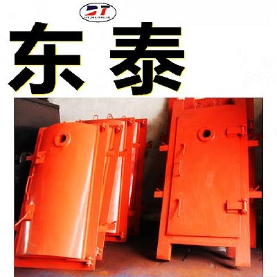 厂家定制金矿井下观察室外情况避难硐室门 有防爆玻璃避难硐室门密闭防爆门